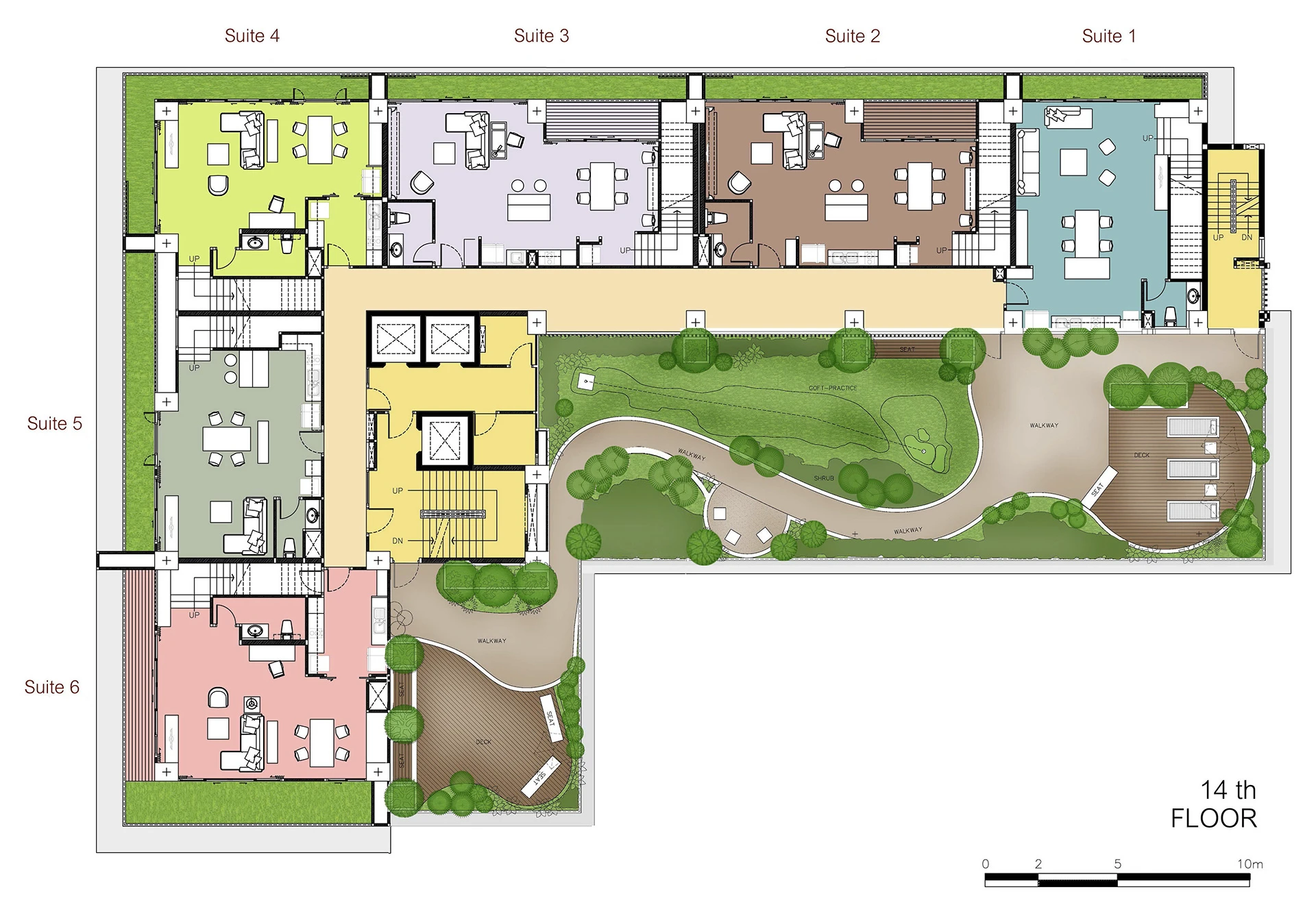 The Shine Condominium 14th floor layout